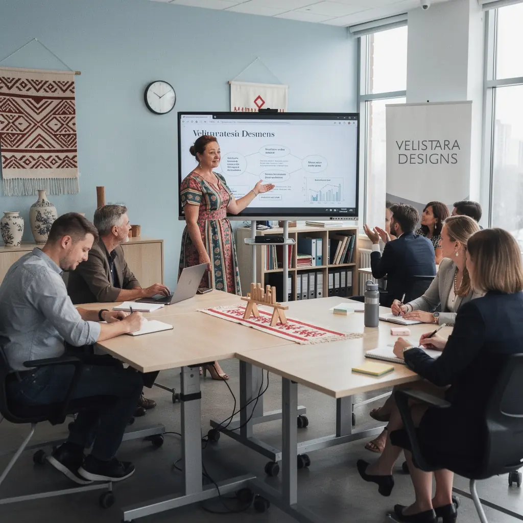 Mēbelēts atpūtas stūris ar komfortablām krēslām un kafijas galdiņu.